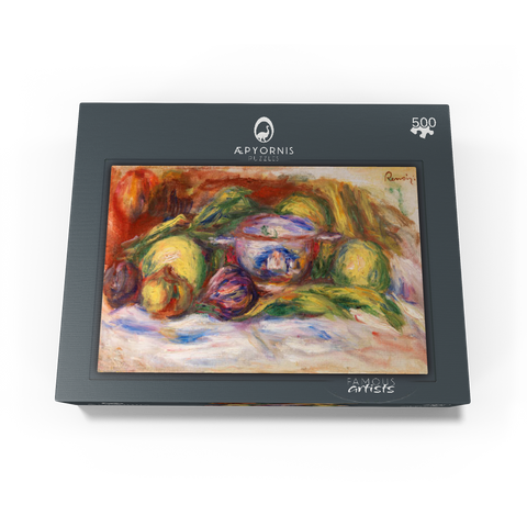 Bowl, Figs and Apples (Écuelle, figues et pommes) 1916 by Pierre-Auguste Renoir 500 Jigsaw Puzzle box view1