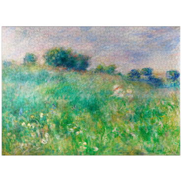 puzzleplate Meadow (La Prairie) (1880) by Pierre-Auguste Renoir 1000 Jigsaw Puzzle