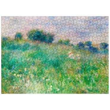 puzzleplate Meadow La Prairie 1880 by Pierre-Auguste Renoir 500 Jigsaw Puzzle