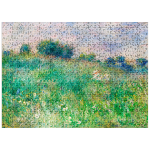 puzzleplate Meadow La Prairie 1880 by Pierre-Auguste Renoir 500 Jigsaw Puzzle
