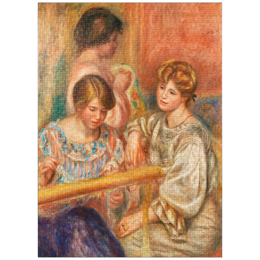 puzzleplate Embroiderers (Les Brodeuses) (1902) by Pierre-Auguste Renoir 1000 Jigsaw Puzzle