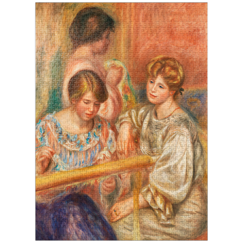 puzzleplate Embroiderers (Les Brodeuses) (1902) by Pierre-Auguste Renoir 1000 Jigsaw Puzzle