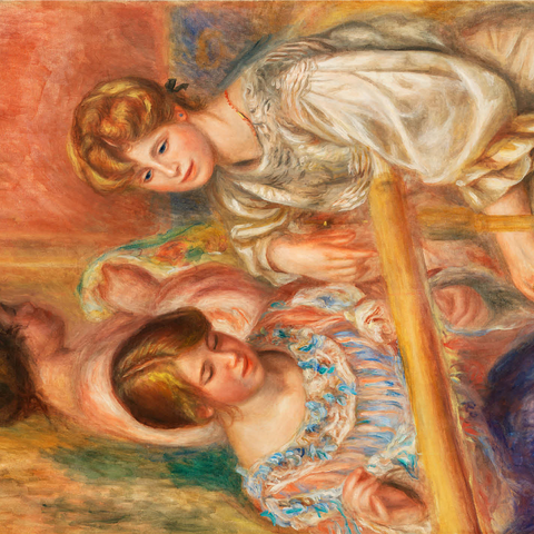 Embroiderers (Les Brodeuses) (1902) by Pierre-Auguste Renoir 1000 Jigsaw Puzzle 3D Modell