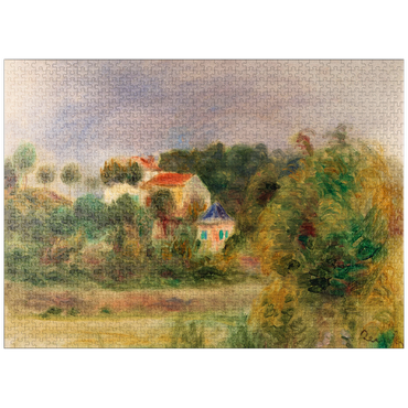puzzleplate Houses in a Park (Maisons dans un parc) (1911) by Pierre-Auguste Renoir 1000 Jigsaw Puzzle