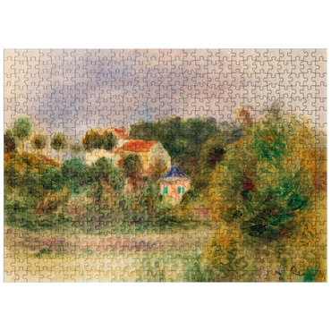 puzzleplate Houses in a Park (Maisons dans un parc) 1911 by Pierre-Auguste Renoir 500 Jigsaw Puzzle