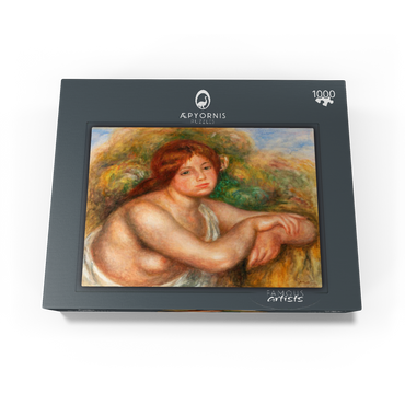 Nude Study, Bust of a Woman (Étude de nu, buste de femme) (1910) by Pierre-Auguste Renoir 1000 Jigsaw Puzzle box view1