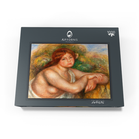 Nude Study, Bust of a Woman (Étude de nu, buste de femme) (1910) by Pierre-Auguste Renoir 1000 Jigsaw Puzzle box view1