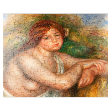 puzzleplate Nude Study Bust of a Woman (Étude de nu buste de femme) 1910 by Pierre-Auguste Renoir 100 Jigsaw Puzzle