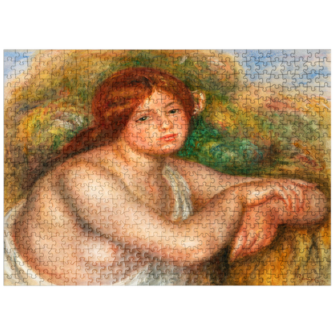 puzzleplate Nude Study Bust of a Woman (Étude de nu buste de femme) 1910 by Pierre-Auguste Renoir 500 Jigsaw Puzzle