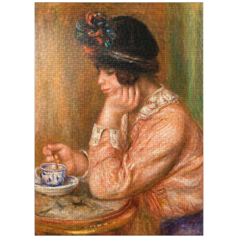 puzzleplate Cup of Chocolate (La Tasse de chocolat) (1914) by Pierre-Auguste Renoir 1000 Jigsaw Puzzle