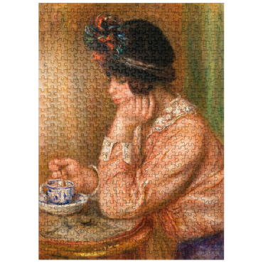 puzzleplate Cup of Chocolate (La Tasse de chocolat) 1914 by Pierre-Auguste Renoir 500 Jigsaw Puzzle