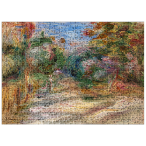 puzzleplate Landscape (Paysage) 1911 by Pierre-Auguste Renoir 500 Jigsaw Puzzle
