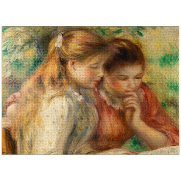 puzzleplate Reading (La Lecture) (1891) by Pierre-Auguste Renoir 1000 Jigsaw Puzzle