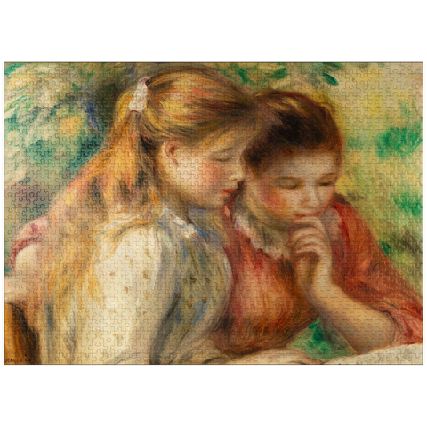 puzzleplate Reading (La Lecture) (1891) by Pierre-Auguste Renoir 1000 Jigsaw Puzzle