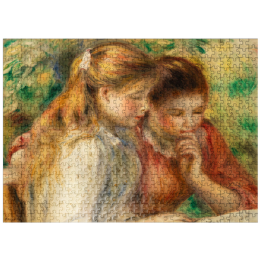 puzzleplate Reading (La Lecture) 1891 by Pierre-Auguste Renoir 500 Jigsaw Puzzle