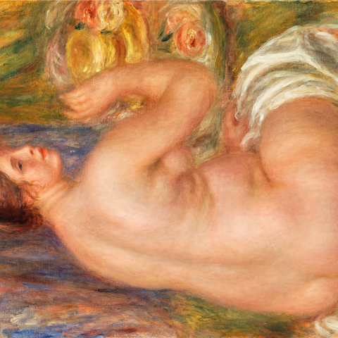 Nude from the Back (Nu de dos) (1917) by Pierre-Auguste Renoir 1000 Jigsaw Puzzle 3D Modell