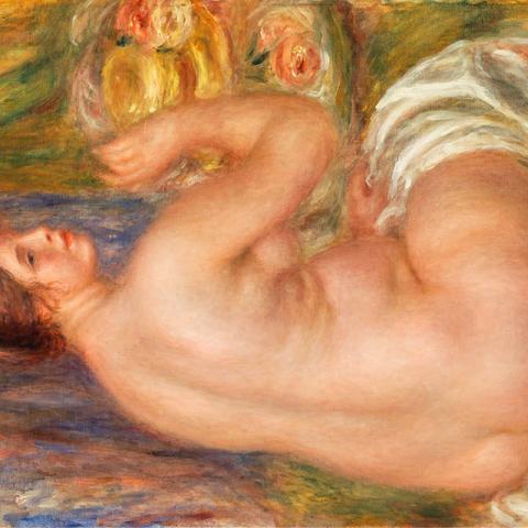 Nude from the Back (Nu de dos) 1917 by Pierre-Auguste Renoir 100 Jigsaw Puzzle 3D Modell