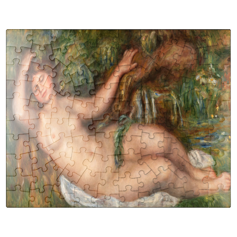 puzzleplate Reclining Nude (Femme nue couchée) 1910 by Pierre-Auguste Renoir 100 Jigsaw Puzzle