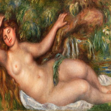 Reclining Nude (Femme nue couchée) 1910 by Pierre-Auguste Renoir 100 Jigsaw Puzzle 3D Modell