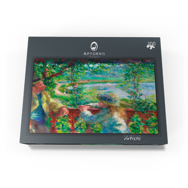 Near the Lake 1879-1890 by Pierre-Auguste Renoir 100 Jigsaw Puzzle box view1