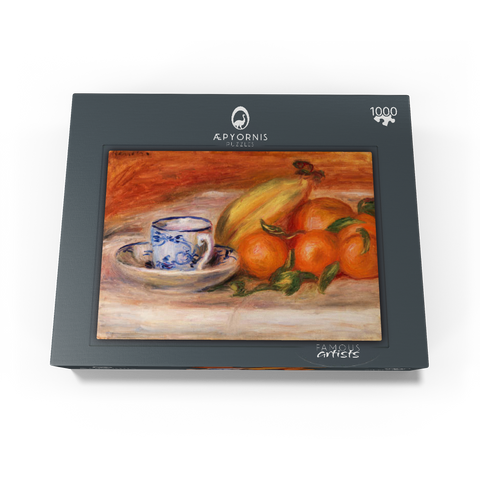 Oranges, Bananas, and Teacup (Oranges, bananes et tasse de thé) (1908) by Pierre-Auguste Renoir 1000 Jigsaw Puzzle box view1