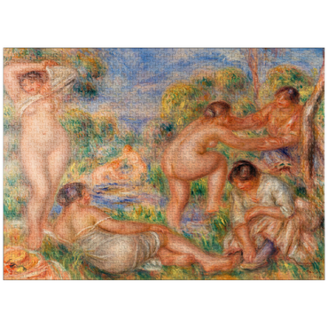 puzzleplate Bathing Group (1916) by Pierre-Auguste Renoir 1000 Jigsaw Puzzle