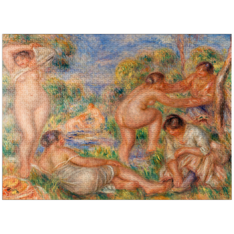 puzzleplate Bathing Group (1916) by Pierre-Auguste Renoir 1000 Jigsaw Puzzle