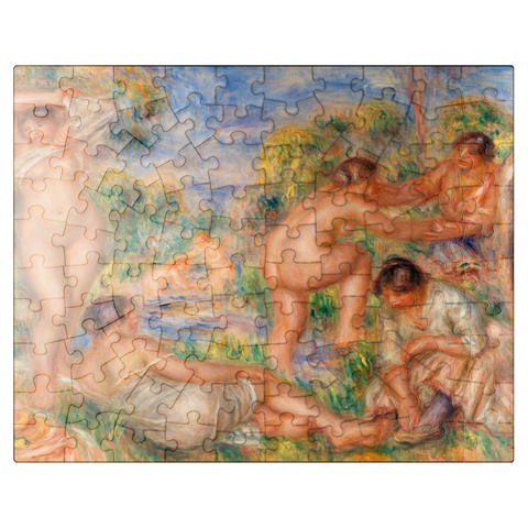 puzzleplate Bathing Group 1916 by Pierre-Auguste Renoir 100 Jigsaw Puzzle