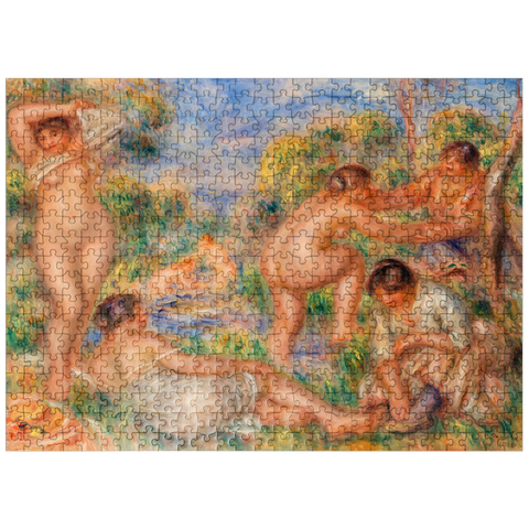 puzzleplate Bathing Group 1916 by Pierre-Auguste Renoir 500 Jigsaw Puzzle