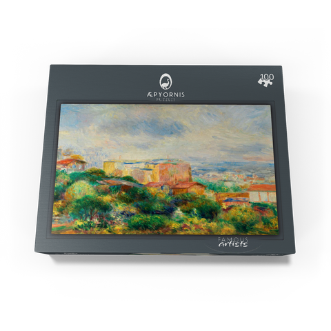 View From Montmartre (Vue de Montmartre) 1892 by Pierre-Auguste Renoir 100 Jigsaw Puzzle box view1