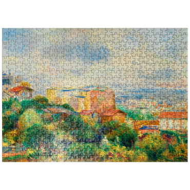 puzzleplate View From Montmartre (Vue de Montmartre) 1892 by Pierre-Auguste Renoir 500 Jigsaw Puzzle