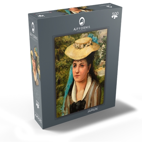Lise in a Straw Hat (Jeune fille au chapeau de paille) 1866 by Pierre-Auguste Renoir 500 Jigsaw Puzzle box view1