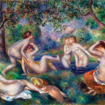 Bathers in the Forest (Baigneuses dans la forêt) (1897) by Pierre-Auguste Renoir 1000 Jigsaw Puzzle 3D Modell