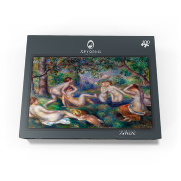 Bathers in the Forest (Baigneuses dans la forêt) 1897 by Pierre-Auguste Renoir 100 Jigsaw Puzzle box view1
