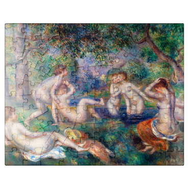 puzzleplate Bathers in the Forest (Baigneuses dans la forêt) 1897 by Pierre-Auguste Renoir 100 Jigsaw Puzzle