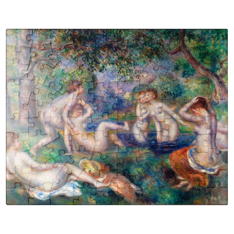 puzzleplate Bathers in the Forest (Baigneuses dans la forêt) 1897 by Pierre-Auguste Renoir 100 Jigsaw Puzzle