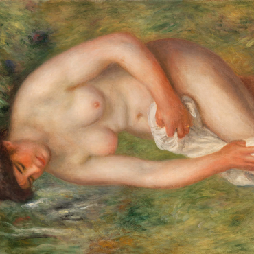 Bather Drying Herself (Baigneuse sessuyant) 1901-1902 by Pierre-Auguste Renoir 500 Jigsaw Puzzle 3D Modell