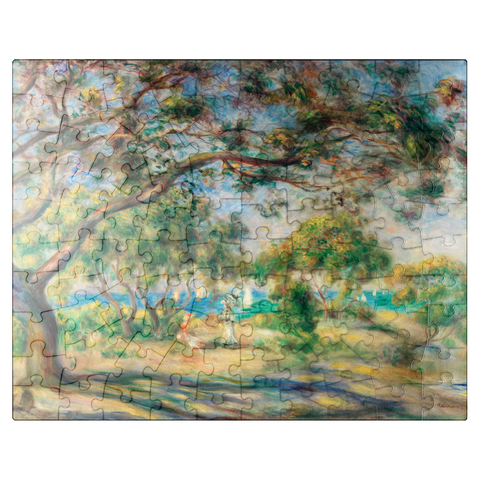puzzleplate Bois de la Chaise Paysage 1892 by Pierre-Auguste Renoir 100 Jigsaw Puzzle