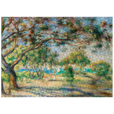 puzzleplate Bois de la Chaise Paysage 1892 by Pierre-Auguste Renoir 500 Jigsaw Puzzle