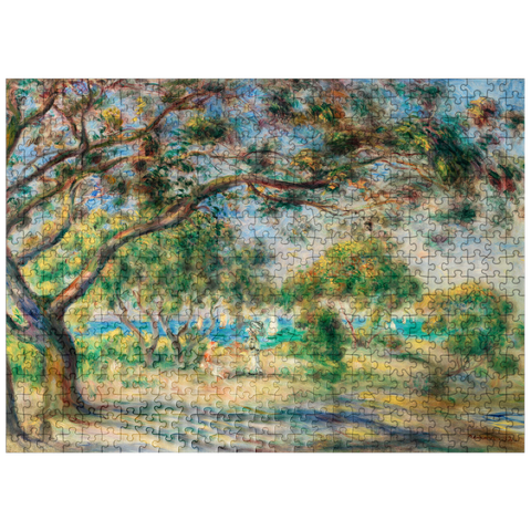 puzzleplate Bois de la Chaise Paysage 1892 by Pierre-Auguste Renoir 500 Jigsaw Puzzle