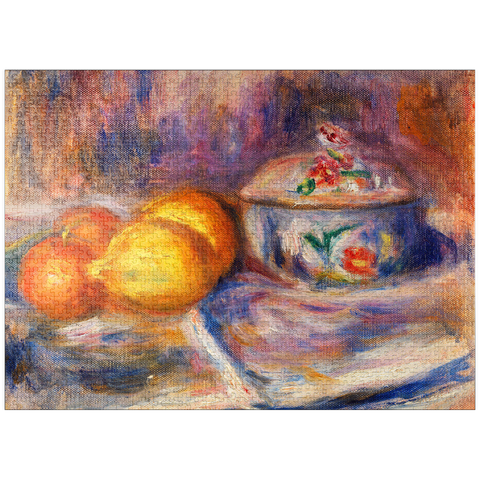 puzzleplate Fruit and Bonbonnière (1915-1917) by Pierre-Auguste Renoir 1000 Jigsaw Puzzle