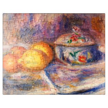 puzzleplate Fruit and Bonbonnière 1915-1917 by Pierre-Auguste Renoir 100 Jigsaw Puzzle