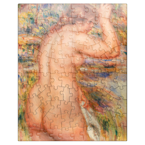 puzzleplate Nude in a Landscape (Nu dans un paysage) 1917 by Pierre-Auguste Renoir 100 Jigsaw Puzzle