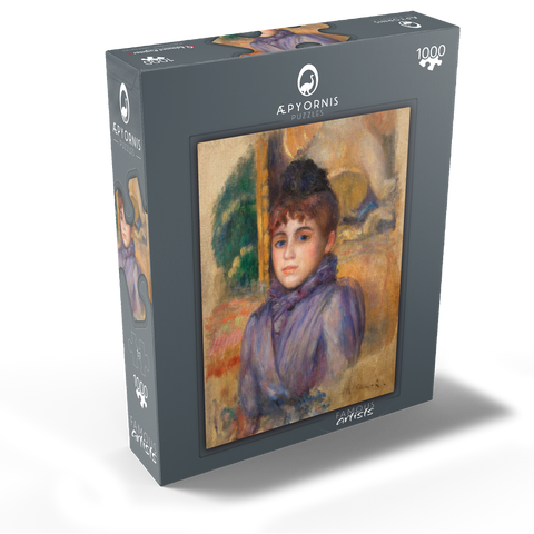 Portrait of a Young Woman (Portrait de jeune femme) (1885) by Pierre-Auguste Renoir 1000 Jigsaw Puzzle box view1
