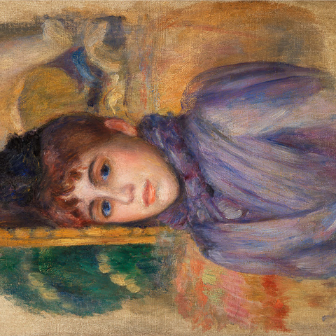 Portrait of a Young Woman (Portrait de jeune femme) (1885) by Pierre-Auguste Renoir 1000 Jigsaw Puzzle 3D Modell