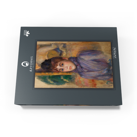 Portrait of a Young Woman (Portrait de jeune femme) 1885 by Pierre-Auguste Renoir 100 Jigsaw Puzzle box view1