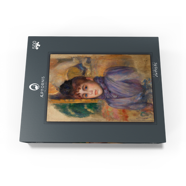 Portrait of a Young Woman (Portrait de jeune femme) 1885 by Pierre-Auguste Renoir 500 Jigsaw Puzzle box view1