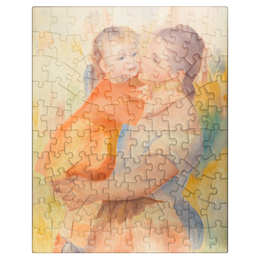 puzzleplate Washerwoman and Child (La Blanchisseuse et son enfant) 1886 by Pierre-Auguste Renoir 100 Jigsaw Puzzle