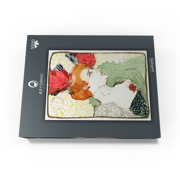 Bust of Mademoiselle Lender (1895) by Henri de Toulouse-Lautrec 1000 Jigsaw Puzzle box view1