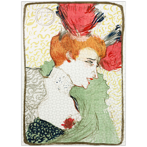 puzzleplate Bust of Mademoiselle Lender (1895) by Henri de Toulouse-Lautrec 1000 Jigsaw Puzzle